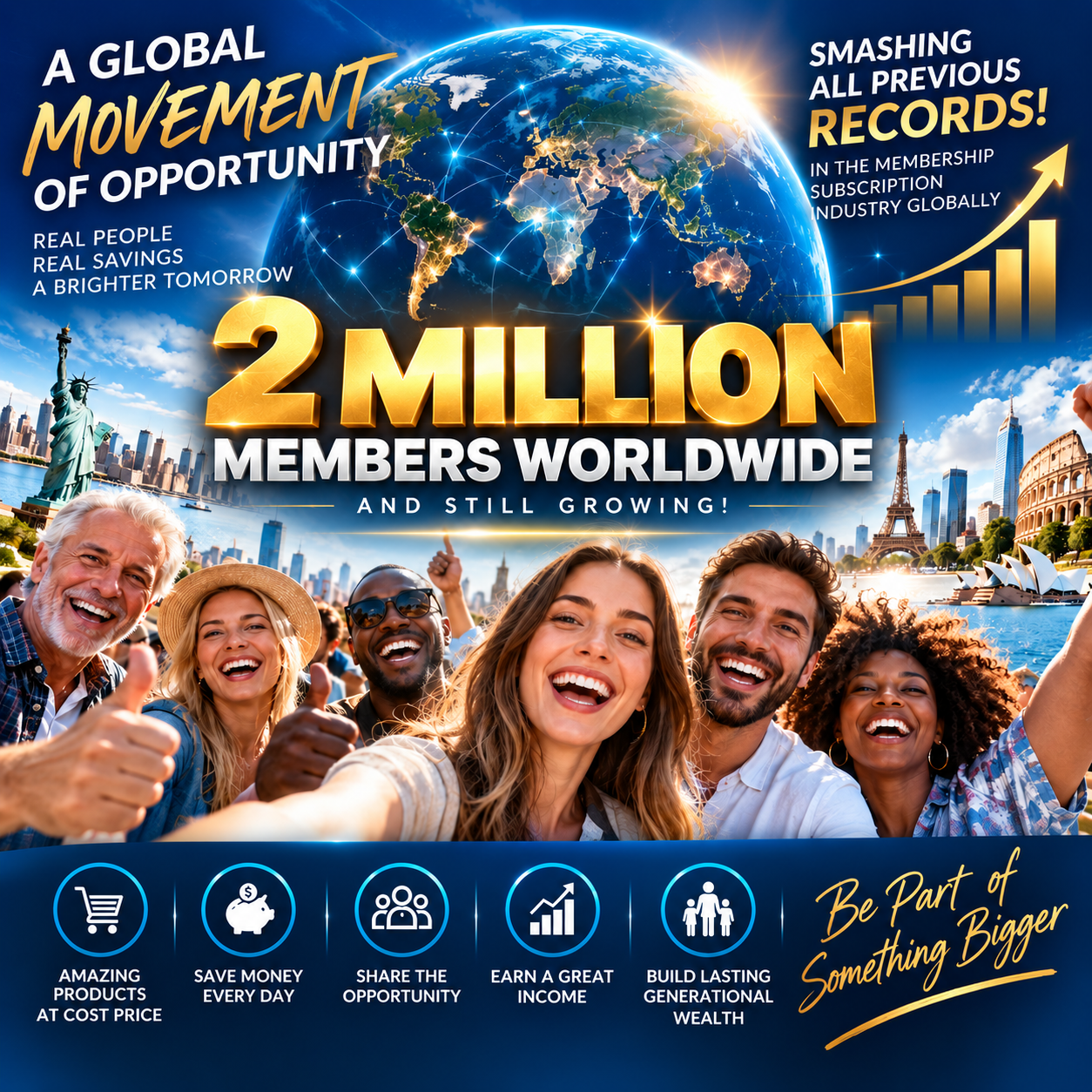 LiveGood Powerline Landing Page advert — watch the business opportunity video and pre-enrol in the matrix