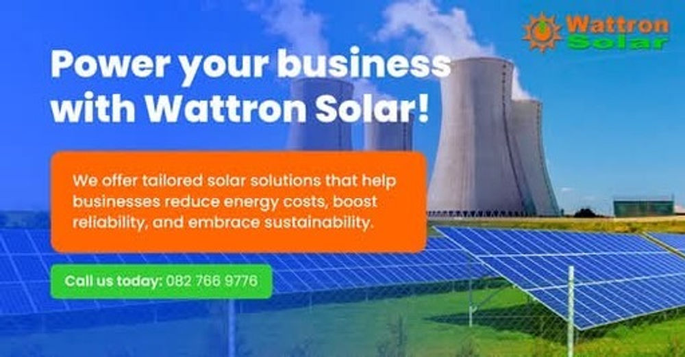 Wattron Solar advertorial — solar solutions for business